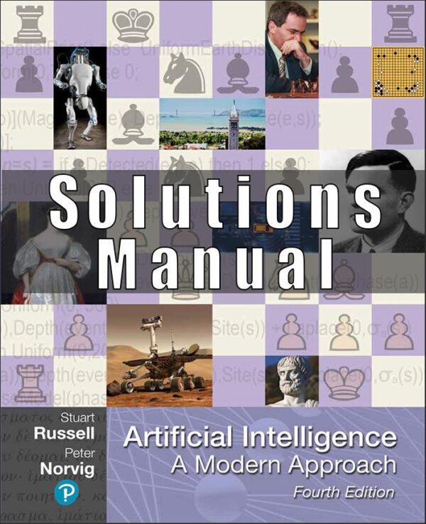 Solution Manual for Artificial Intelligence A Modern Approach, 4th Edition By Stuart Russell Peter Norvig